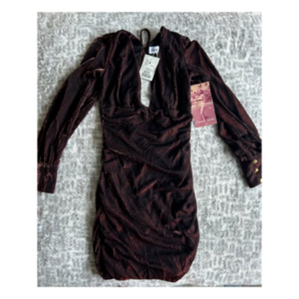 CHRISTMAS BACKLESS DRESS